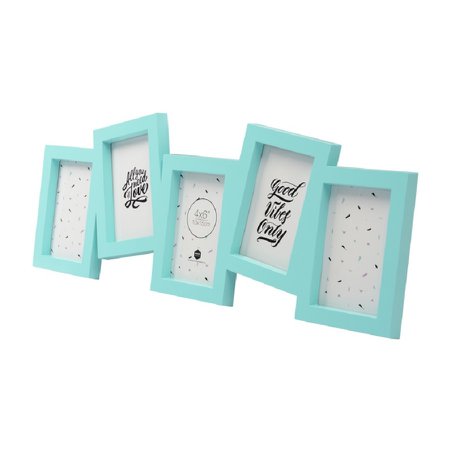 Design House Funky 5 Photo Frame Collage - Mint | BIG W