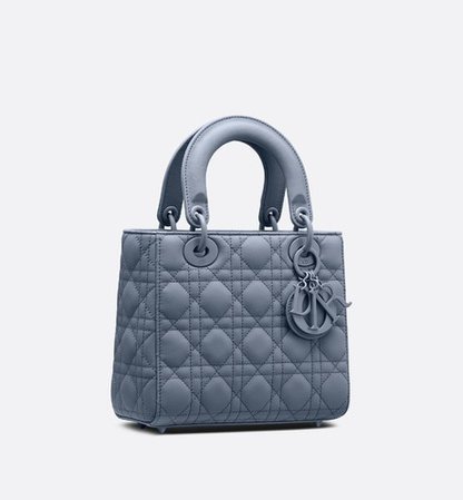 Lady Dior My ABCDior Bag Dark Denim Blue Ultramatte Cannage Calfskin - Bags - Women's Fashion | DIOR