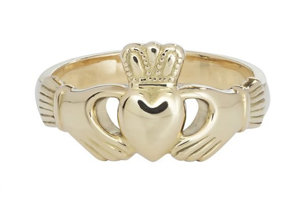 Ladies Heavy Claddagh Ring in 18K Gold | Fallers, Fallers Claddagh Rings | Fallers.com - Fallers Irish Jewelry