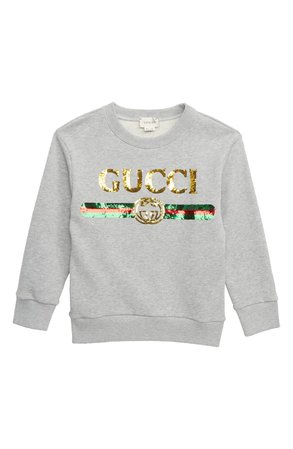 Gucci Embellished Sweatshirt (Little Girls & Big Girls) | Nordstrom