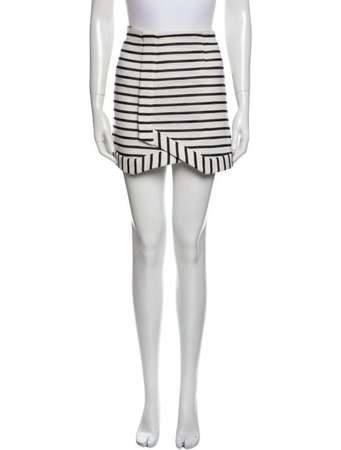 Camilla and Marc Striped Monochrome horizontal Skirt - Neutrals Skirts, Clothing - WCM21974 | The RealReal
