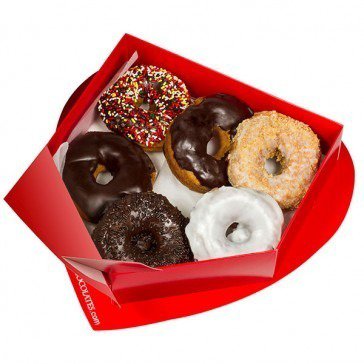 Valentine’s Day Homemade Donuts Heart Gift Box – Morkes Chocolates