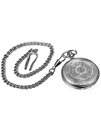 Amazon.com: Mudder Vintage Stainless Steel Quartz Pocket Watch Chain (Silver): Watches