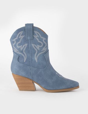 SODA Blazing Womens Western Boots - BLUE | Tillys