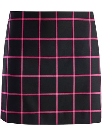 Alice + Olivia Checkered Pattern Skirt - Farfetch