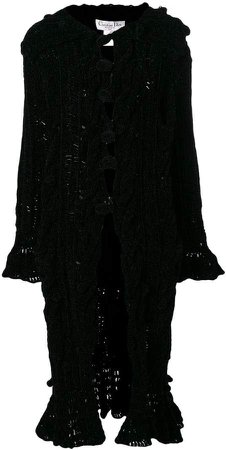 Pre-Owned Chenille knitted long coat