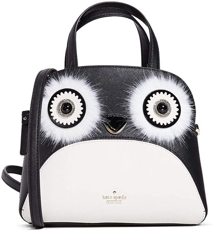 Amazon.com: Kate Spade New York Women's Dashing Beauty Penguin Small Lottie Bag, Black, One Size: Clothing