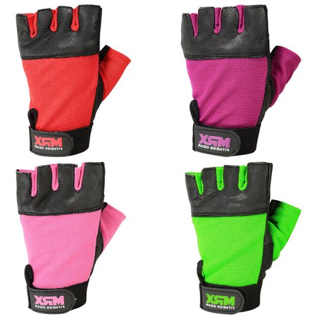 MRX WEIGHT LIFTING GLOVES WOMEN Fitness Genuine Leather