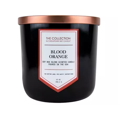 12oz Glass Jar 2-Wick Candle Blood Orange - The Collection By Chesapeake Bay Candle : Target