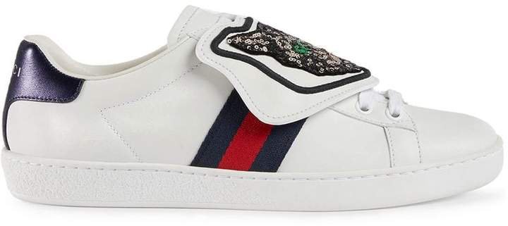 Ace sneakers with removable patches