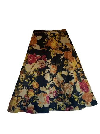 rebbie_irl’s corduroy floral midi skirt