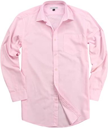 pink button up shirt