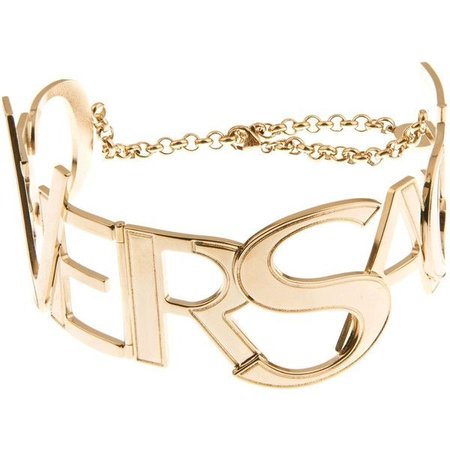 versace | logo choker necklace