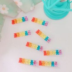Oohlala! Rainbow Gummy Bear Hair Clip | YesStyle