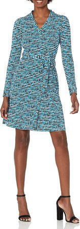 Calvin Klein Women's Classic Wrap Dress at Amazon Women’s Clothing store