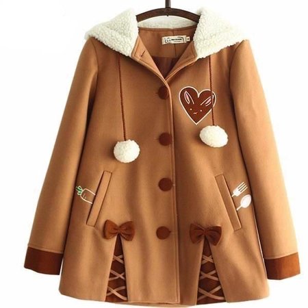 brown bunny coat