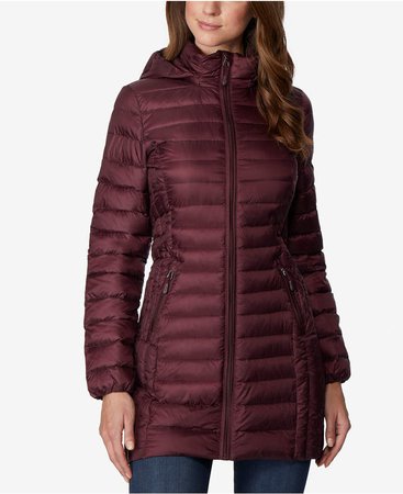 Hooded Packable Down Puffer Coat