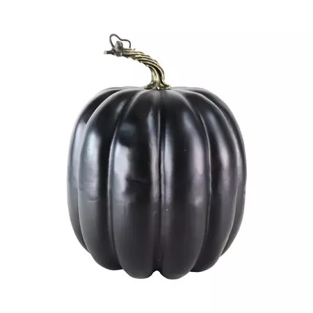 Large Halloween Pumpkin Solid Black - Hyde and Eek! Boutique : Target