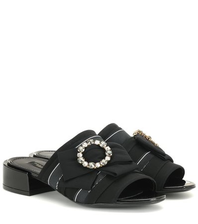 Dolce & Gabbana - Crystal-embellished sandals | Mytheresa