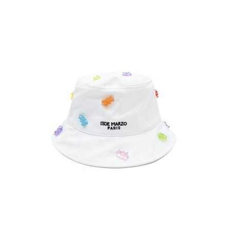 13 De Marzo Gummy Bear Bucket Hat White | Mores Studio