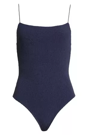 Totême Smocked One-Piece Swimsuit | Nordstrom