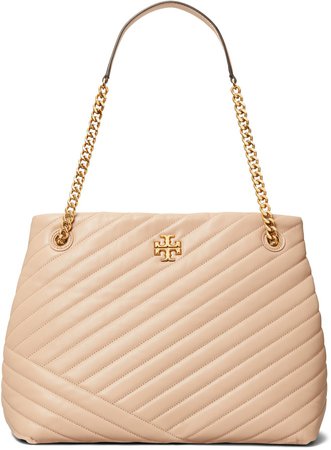 Kira Chevron Quilted Leather Tote