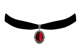 Victorian Vault Black Velvet Choker Rose Cameo Gothic Steampunk Pendant Necklace Red Black - Google Search