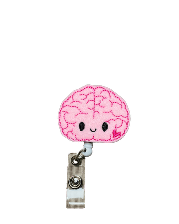 Brain Retractable badge reel ID lanyard