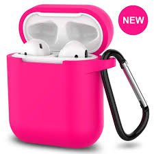 hot pink airpods