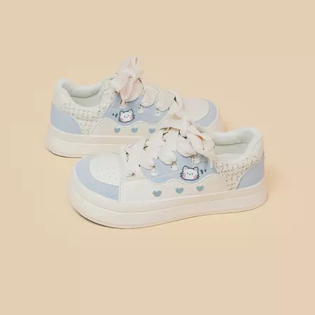 Baby Blue Cat Chunky Sneakers – Juneptune