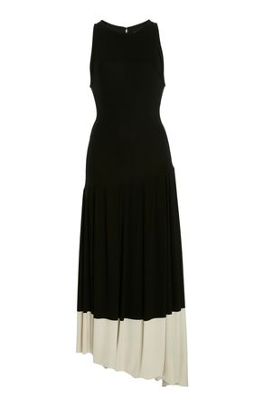 Draped Jersey Midi Dress By Victoria Beckham | Moda Operandi