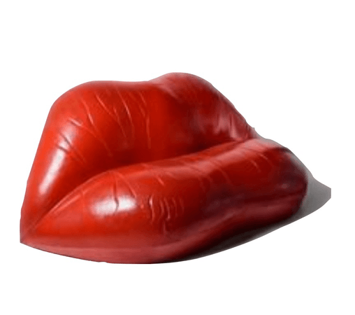 salvador dali surrealist ‘salvisofa’ unique prototype red lips sofa | 1st dibs