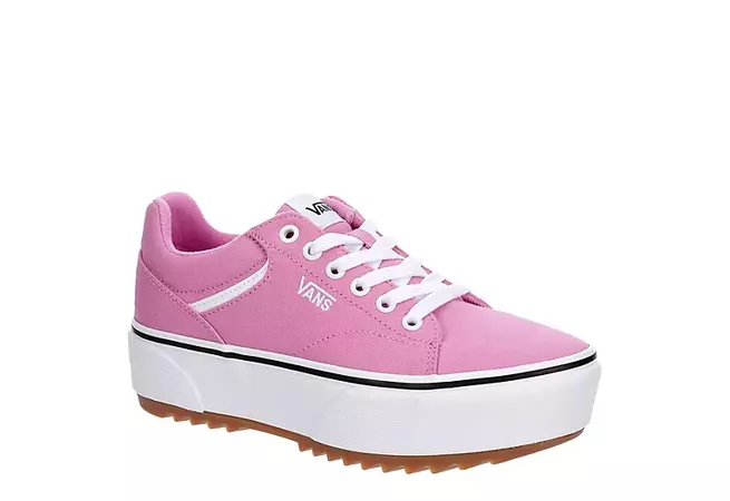 Pink Vans Womens Seldan Platform Sneaker | Athletic & Sneakers | Rack Room Shoes