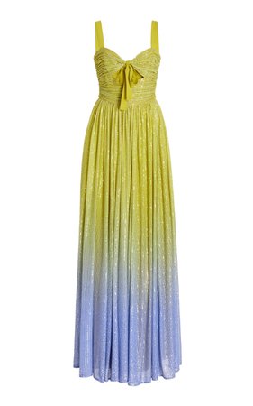 Ombre Sequined Chiffon Gown By Elie Saab | Moda Operandi