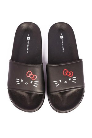 hello kitty school slippers