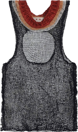 Marni open-knit sleeveless jumper