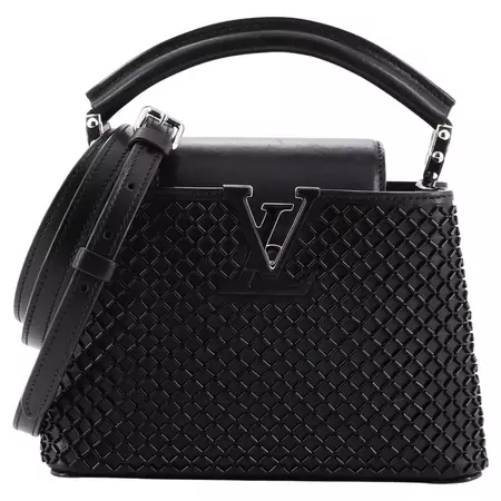 Louis Vuitton Capucines Bag Beaded Leather BB For Sale at 1stDibs