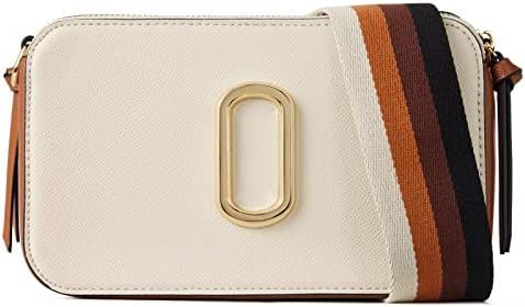 Amazon.com: BOSTANTEN Crossbody Bags for Women Leather Snapshot Phone Purses Shoulder Handbags with 2 Adjustable Wide Strap Beige White : Clothing, Shoes & Jewelry