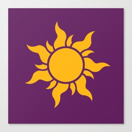 Tangled Rapunzel Sun Logo - Corona Symbol Art Print by teohoble | Society6