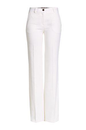 Wide Leg Cotton Pants with Silk Gr. IT 44