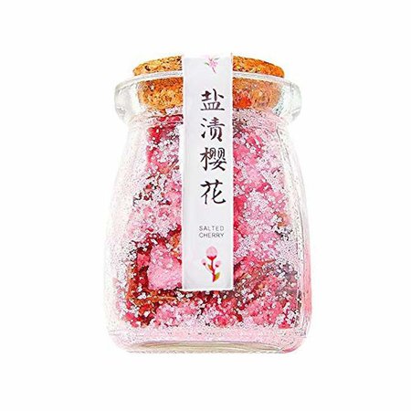 REN XIN CHANG Sakura Cherry Blossom Tea 80g/2.82oz - Salt-Pickled Cherry Blossoms Birthday Idea for Her, Wife, Girlfriend, Women, Teacher, Co-worker - grocerysuper.com