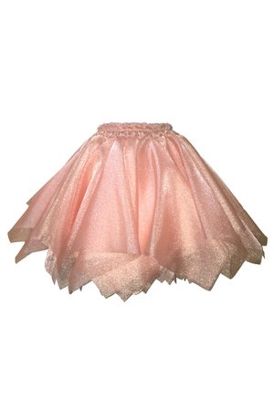 KELSEY RANDALL - shop collection VI - PRE-ORDER - SHELLINA peach sparkle organza skirt