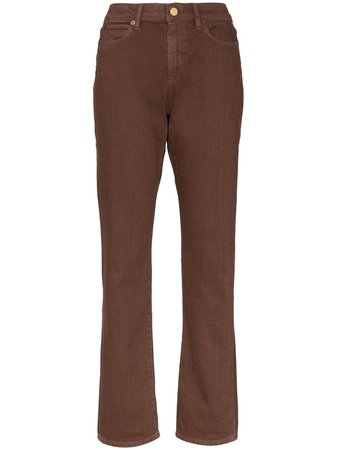 Brown Simon Miller Straight Leg Jeans | Farfetch.com