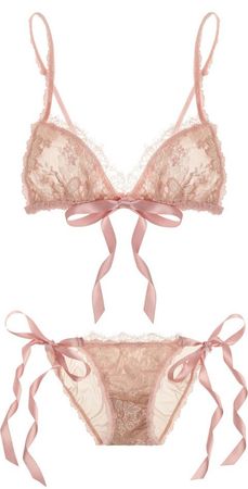 pretty pink lingerie