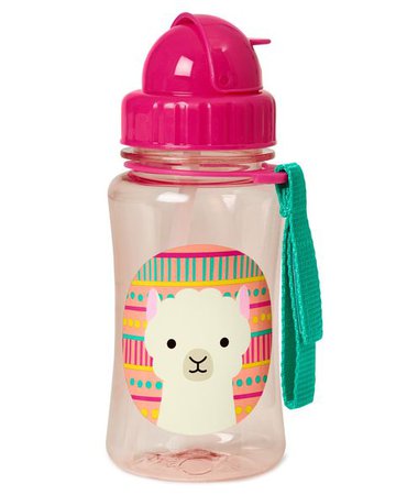 Baby Girl Zoo Straw Bottle | Skiphop.com