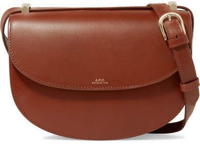 Genève Leather Shoulder Bag - Tan