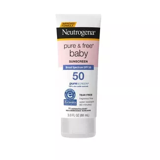 Neutrogena Pure & Free Baby Sunscreen Lotion - SPF 50 - 3 Fl Oz : Target
