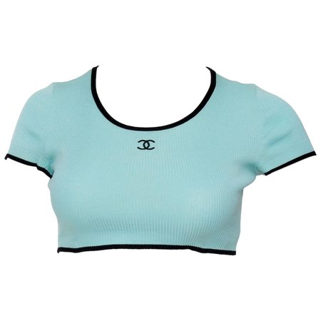 Blue Chanel top