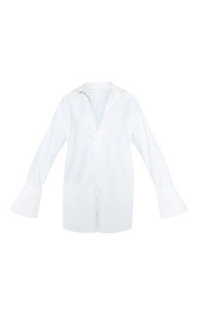 White Oversized Shirt Dress | Dresses | PrettyLittleThing USA