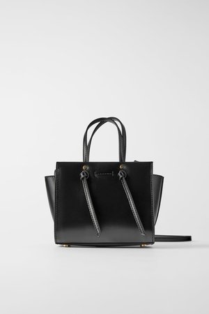 KNOTTED MINI CITY BAG-Back to work-BAGS-WOMAN | ZARA United States